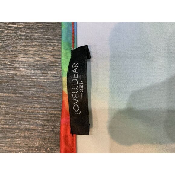 Loveu. Dear 3XL  Pullover Top Colorful Tye Dye - Picture 5 of 9